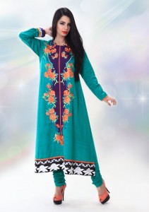 latest Pakistani winter dress designs