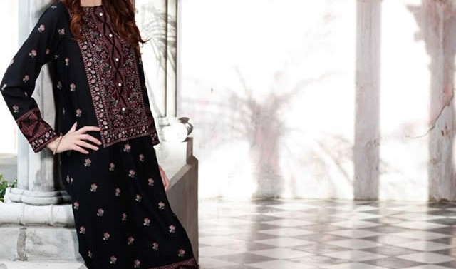BAREEZE FALL WINTER DRESSES COLLECTION 2015
