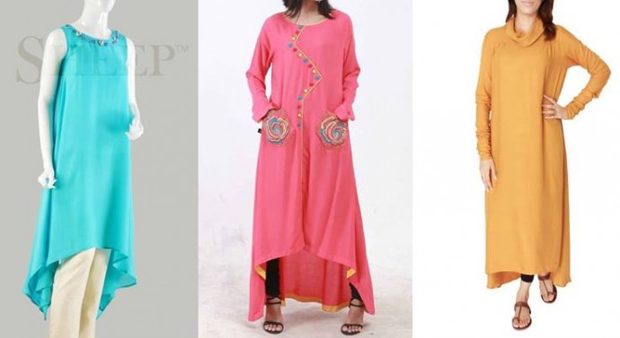 Pakistani Casual Dresses Designs 2015 For Women