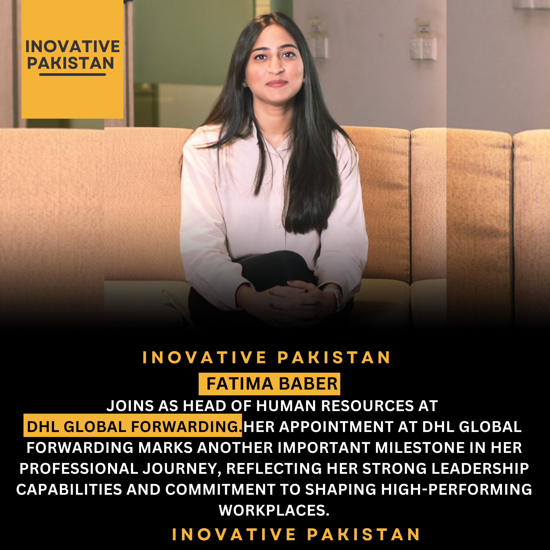 Fatima Baber has joined DHL Global Forwarding
