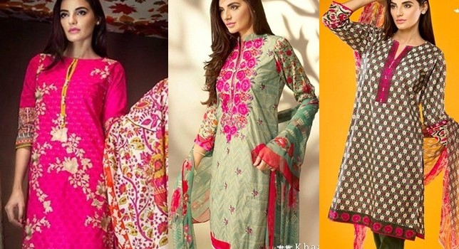 Khaadi Winter Dresses Design 2015 For Women