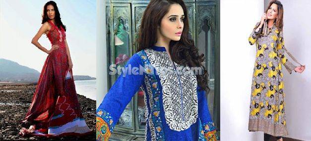 Summer Dresses Designs For Girls 2015 in Pakistan