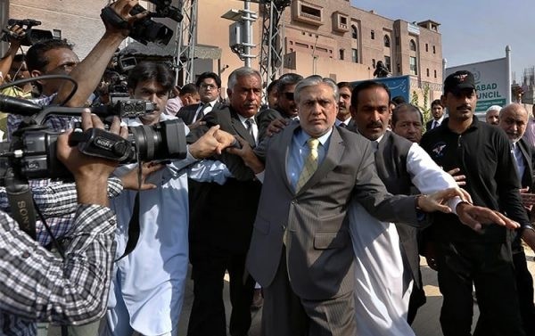 The arrest of Ishaq Dar is expected at any time,