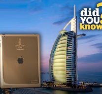 Burj Al Arab Hotel in Dubai offer their guests 24 carat Gold ipads for the duration of their stay