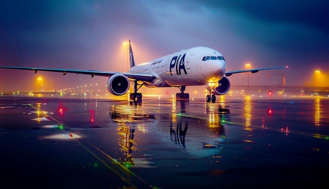 PIA all tyres burst during take off from Dubai