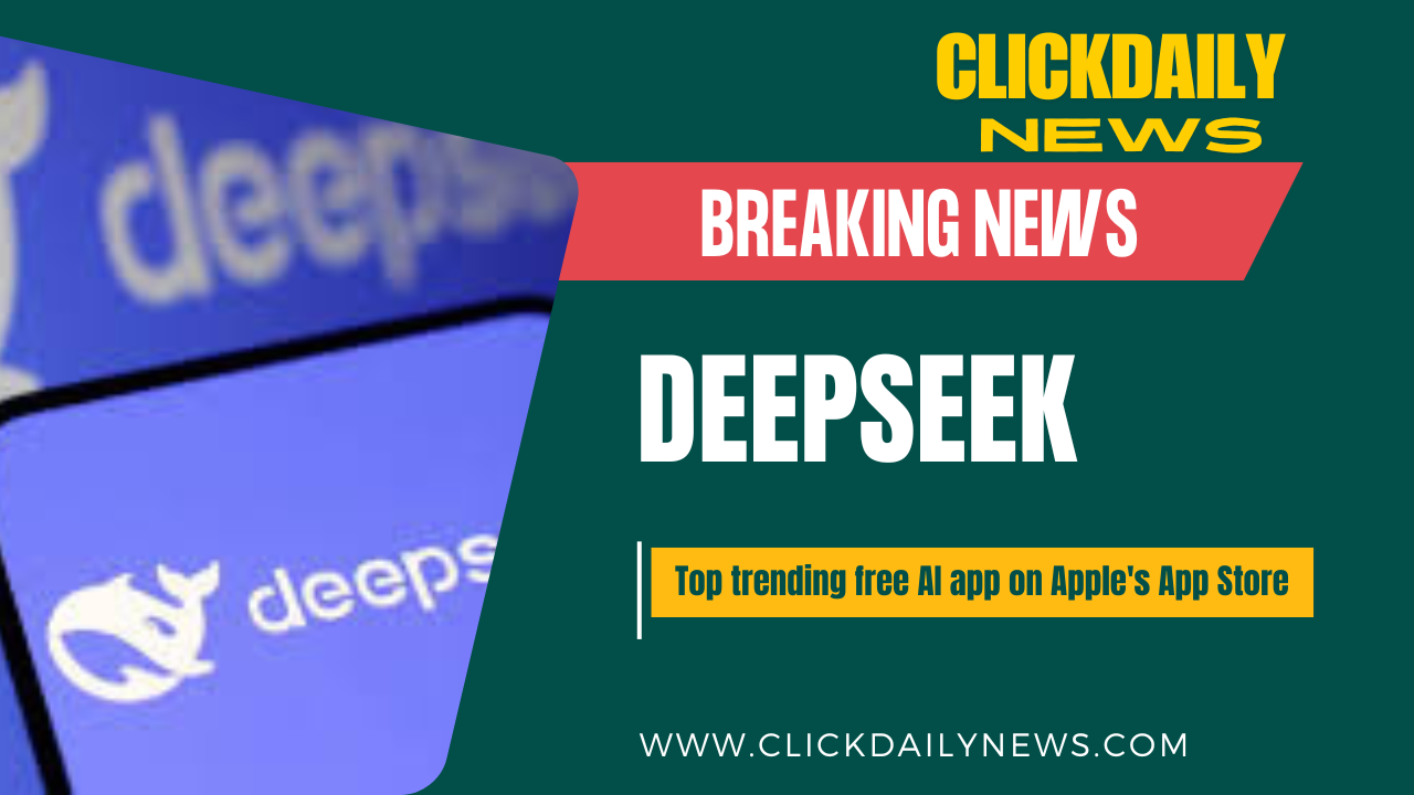 Deep Seek also became the top trending free artificial intelligence application on Apple's App Store, surpassing Chat GPT