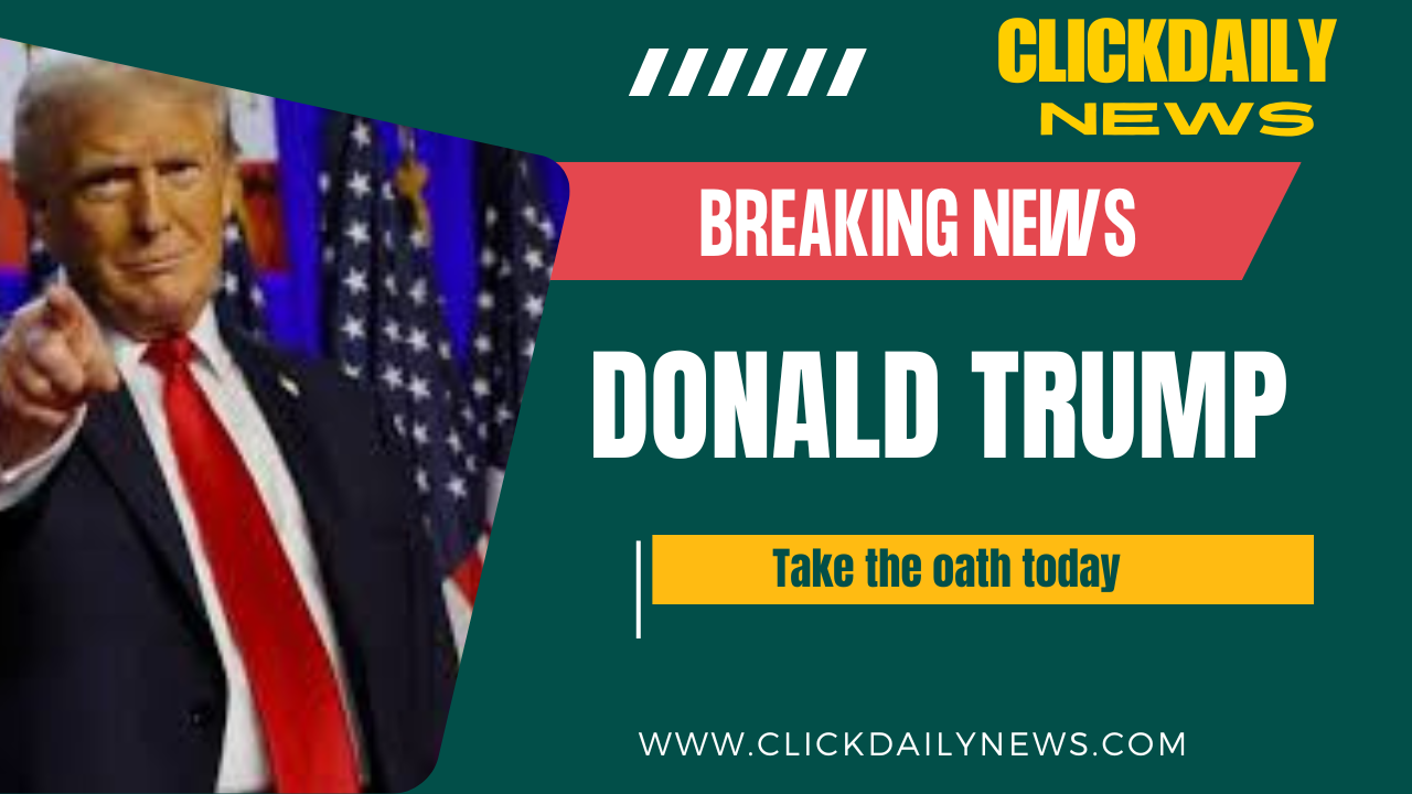 Donald Trump take the oath Today