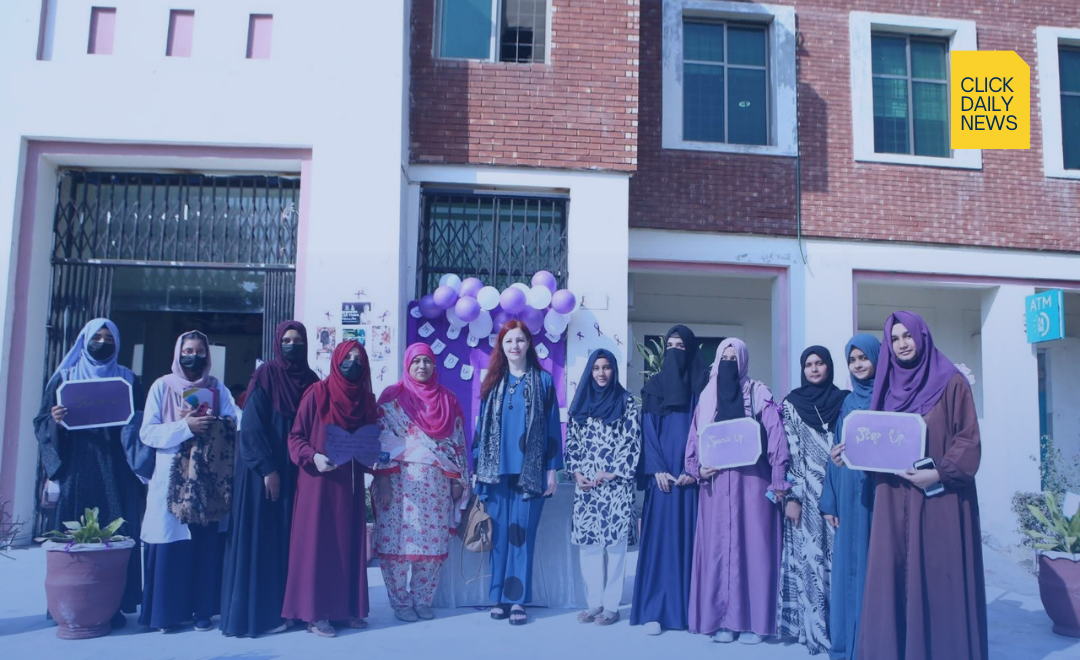 Dr Ekaterina Gavrishyk inaugurates WDC Information Desk at University of Okara