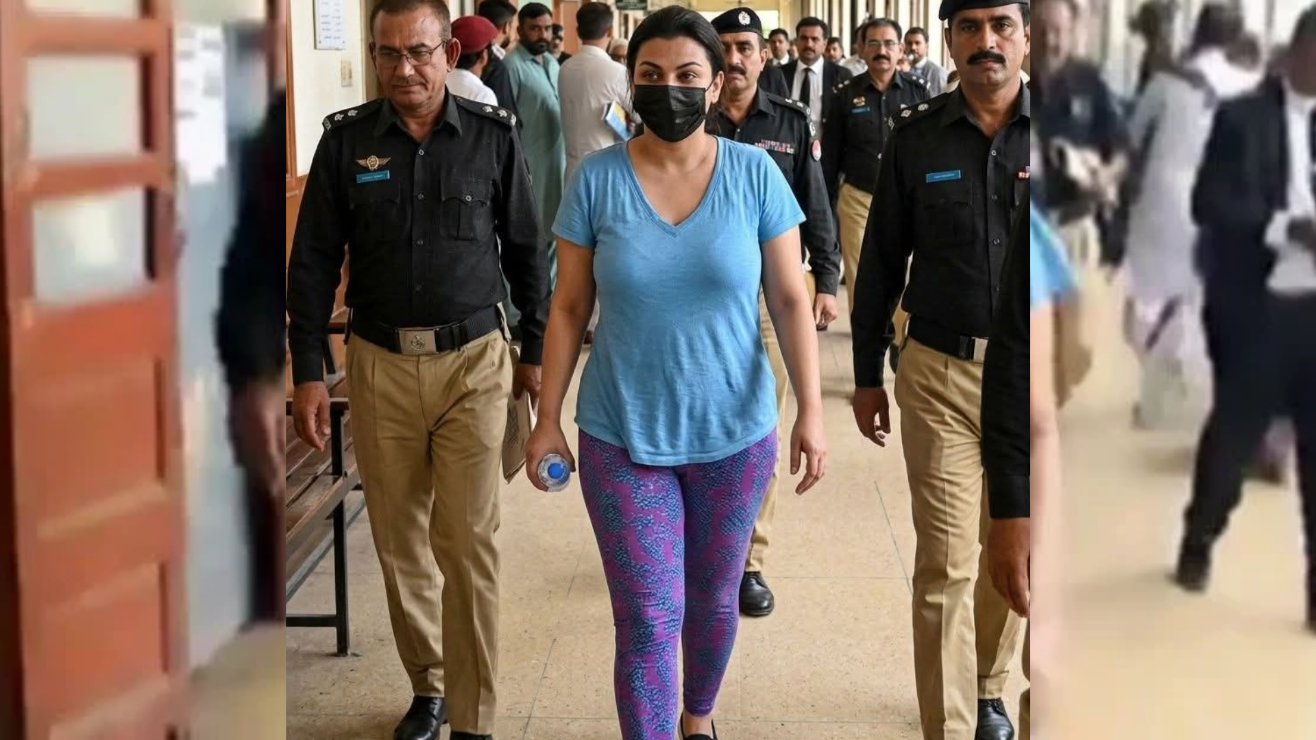 Anmol Pinky Arrest Footage Surfaces From Karachi Garden Flat